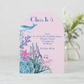 UNTER DER MEERESABENTURKARTE EINLADUNG (Stehend Vorderseite)