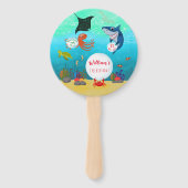 Unter der Meeresblase Tiere Fächer (Rückseite)