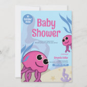 Unter der Meeresdusche Einladung (Vorderseite)