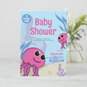 Unter der Meeresdusche Einladung (Stehend Vorderseite)