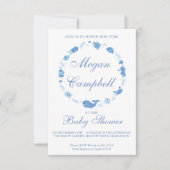 Unter der Meeresdusche Einladung (Vorderseite)