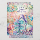 Unter der Meeresdusche Einladung (Vorne/Hinten)