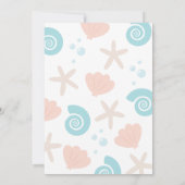 Unter der Meeresdusche Einladung (Rückseite)