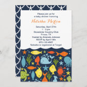 Unter der Meeresdusche Einladung (Vorne/Hinten)