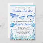 Unter der Meeresdusche Einladung (Vorne/Hinten)