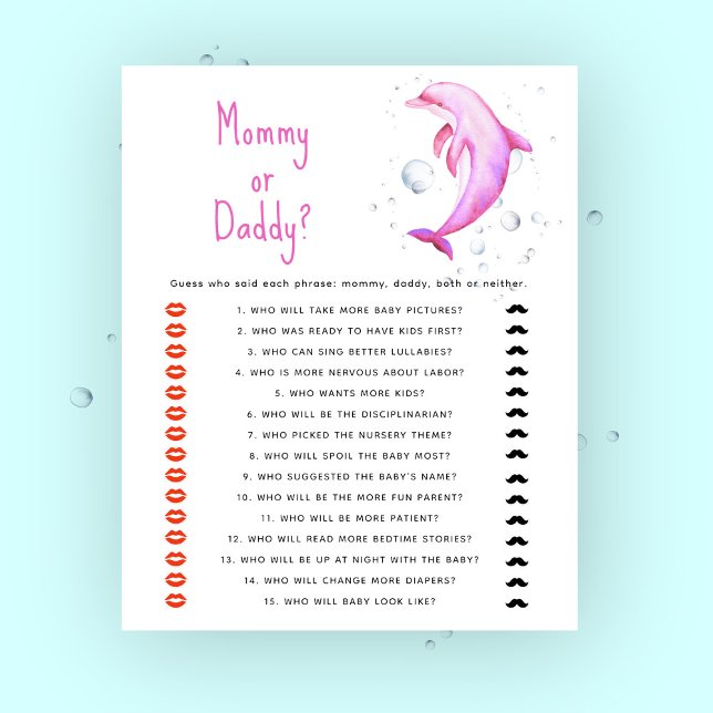 Unter der Meeresdusche - Mama- oder Papageienspiel (Von Creator hochgeladen)