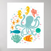 Unter der Meereskunstschrift Poster (Vorne)