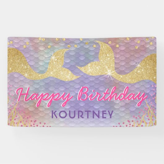 Unter der Meeresmeermedaille zum Geburtstag Banner (Horizontal)