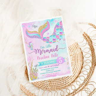 Unter der Meeresmeermedaille zum Geburtstag Einladung