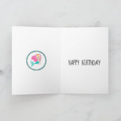 Unter der Meeresmeermedaille zum Geburtstag Karte (Innenseite)