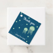 unter der Meeresqualle Neutral Danke Geschenkanhänger (Beispiel)