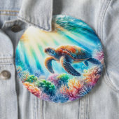 Unter der Meeresschildkröte Button (Beispiel)