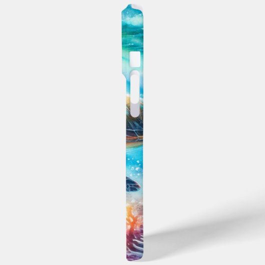 Unter der Meeresschildkröte Case-Mate iPhone Hülle (Rückseite / Links)