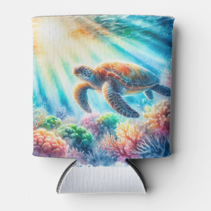 Unter der Meeresschildkröte Dosenkühler