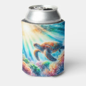 Unter der Meeresschildkröte Dosenkühler (Kanne Rückseite)