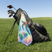 Unter der Meeresschildkröte Golfhandtuch (Gras)