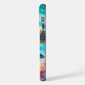 Unter der Meeresschildkröte iPhone Hülle (Linke Seite)