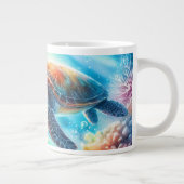 Unter der Meeresschildkröte Jumbo-Tasse (Rechts)