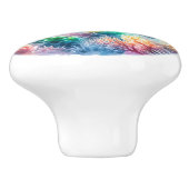 Unter der Meeresschildkröte Keramikknauf (Seitenansicht)