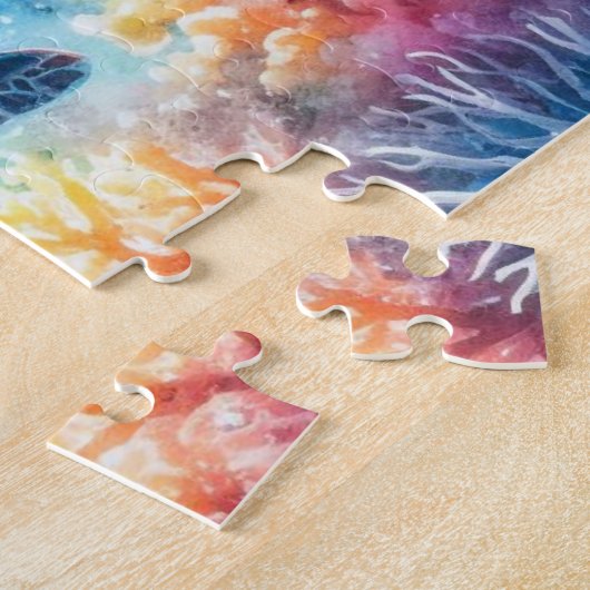 Unter der Meeresschildkröte Puzzle (Seite)