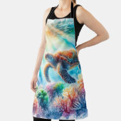 Unter der Meeresschildkröte Schürze (InSitu)