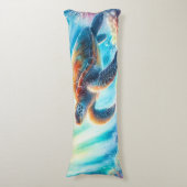 Unter der Meeresschildkröte Seitenschläferkissen (Vorderseite Vertikal)