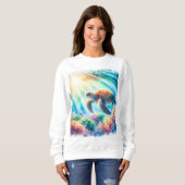 unter der Meeresschildkröte Sweatshirt (Vorne ganz)