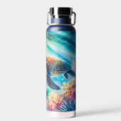 Unter der Meeresschildkröte Trinkflasche (Rückseite)