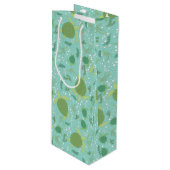 Unter der Meeresschildkrötendusche Geschenktüte Für Weinflaschen (Vorderseite Schrägansicht)