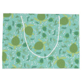 Unter der Meeresschildkrötendusche Große Geschenktüte (Rückseite)