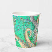 Unter der Meeresschildkrötendusche Pappbecher (Rückseite)