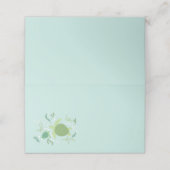 Unter der Meeresschildkrötendusche Platzkarte (Außenseite Aufgefaltet)