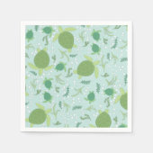 Unter der Meeresschildkrötendusche Serviette (Vorderseite)