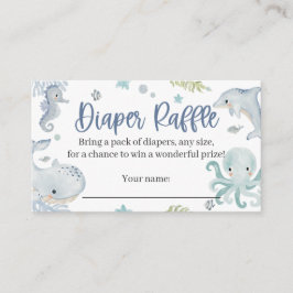 Unter der Meeresschutzkarte für Jungen Begleitkarte