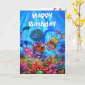 Unter der Meeresschutzkarte Karte (Gelbe Blume)