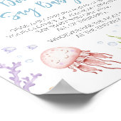 Unter der Meerjungdusche sagt man kein Baby Poster (Ecke)