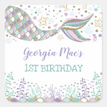 Unter der Meerjungfrau Birthday Favor Beach Baby