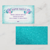 Unter der Meerjungfrau finden Sie Windelruderkarte Begleitkarte (Vorne/Hinten)