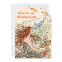 Unter der Meerjungfrau-Geburtstagspartei