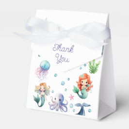 Unter der Meerjungfrau-Geburtstagspartei Geschenkschachtel