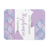 Unter der Meerjungfrau-Geburtstagspartei Magnet (Horizontal)