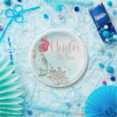 Unter der Meerjungfrau Geburtstagspartei Pastel Pappteller (Party)