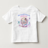 Unter der Meerjungfrau Prinzessin Birthday Kleinkind T-shirt (Vorderseite)