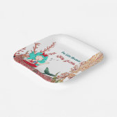 Unter der Meerjungfrau singende Korallenriff Gebur Pappteller (Gewinkelt)