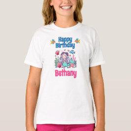 Unter der Meerjungfrau zum Geburtstag T-Shirt