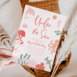 Unter der Meerjungfrauendusche Einladung