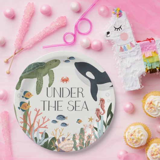 Unter der Meerwasserdusche oder der Gestaltung des Pappteller (Party)