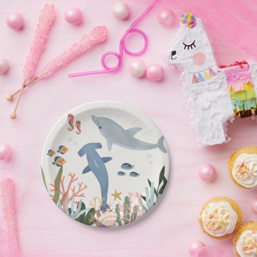 Unter der Meerwasserdusche oder der Gestaltung des Pappteller (Party)