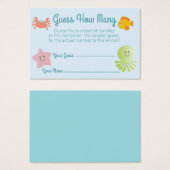 Unter der Meerwasserdusche schätzen Sie die Anzahl (Vorne & Hinten)