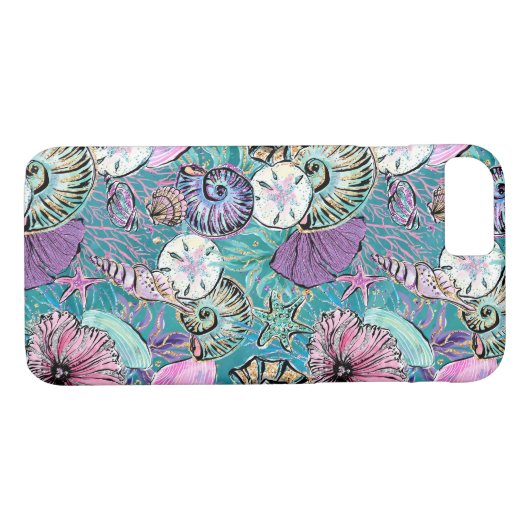 Unter der Muschel des Meeres iPhone Case-Mate iPhone Hülle (Rückseite (Horizontal))